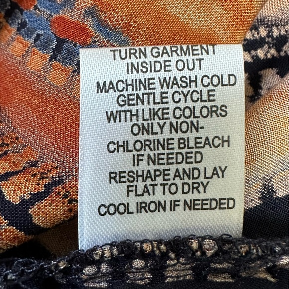 Coco + Carmen NEW Textured Stripes in Print Long Sleeve Popover Pullover S/M - Picture 15 of 16